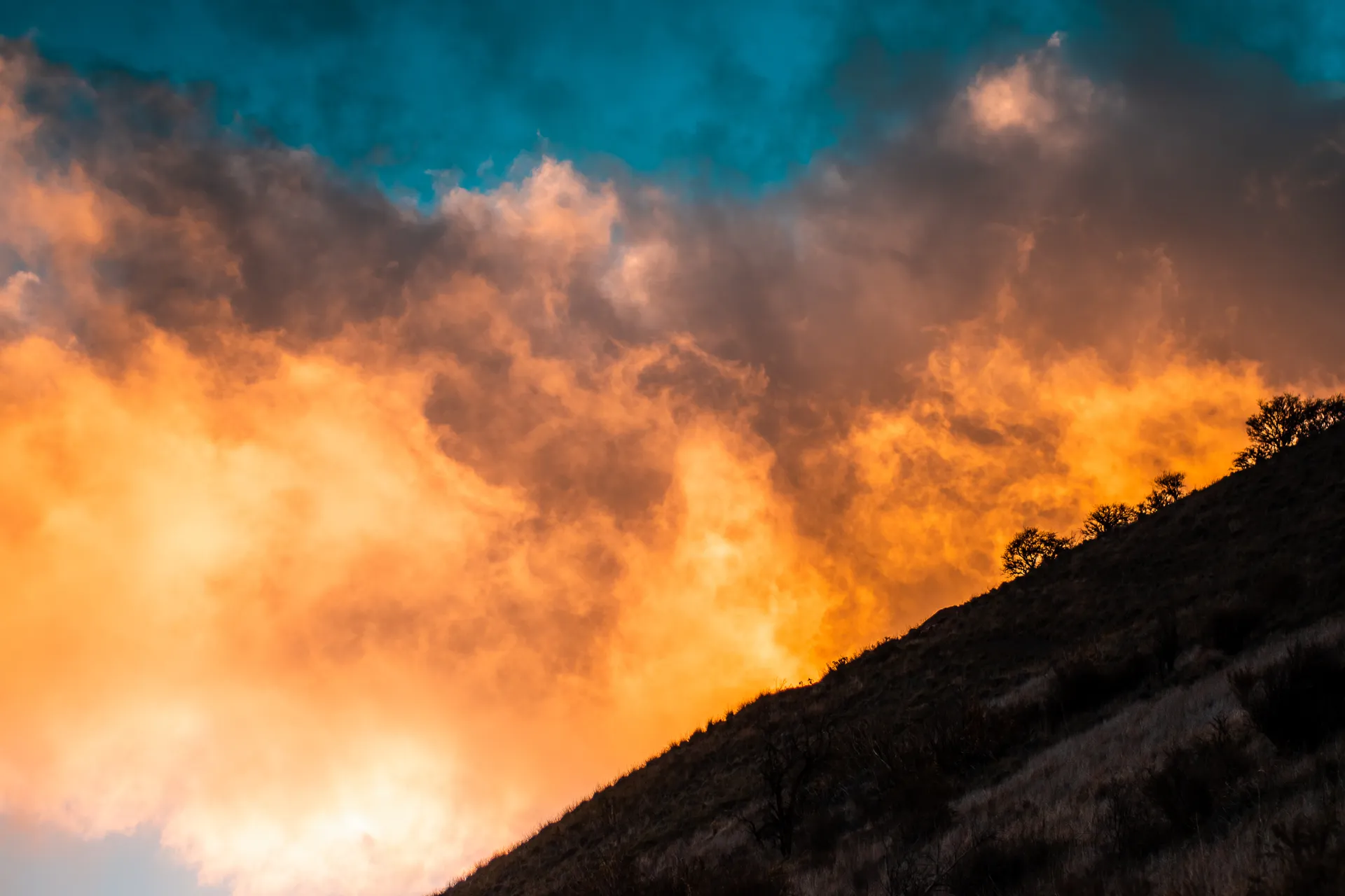 Imágen de un atardecer
